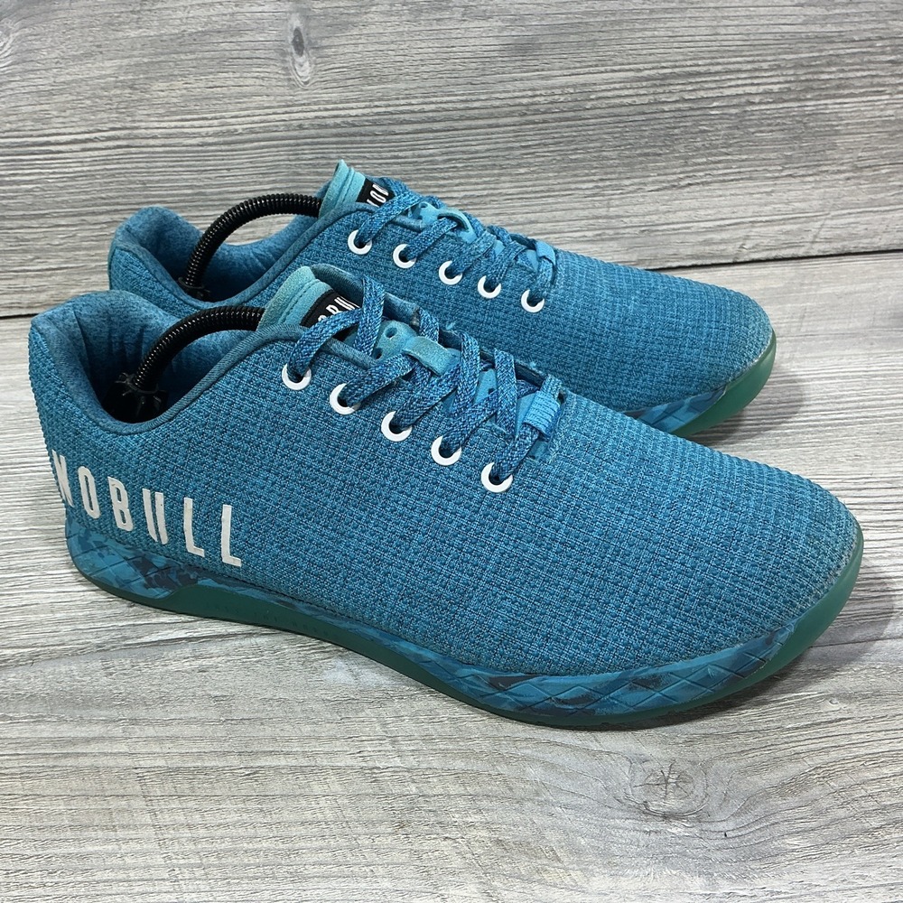 NoBull Trainer Shoes Blue Superfabric Training Run Men's Size 11 / Women's 12.5